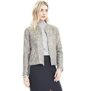 Banana Republic Lace Foil Jacket XS $128